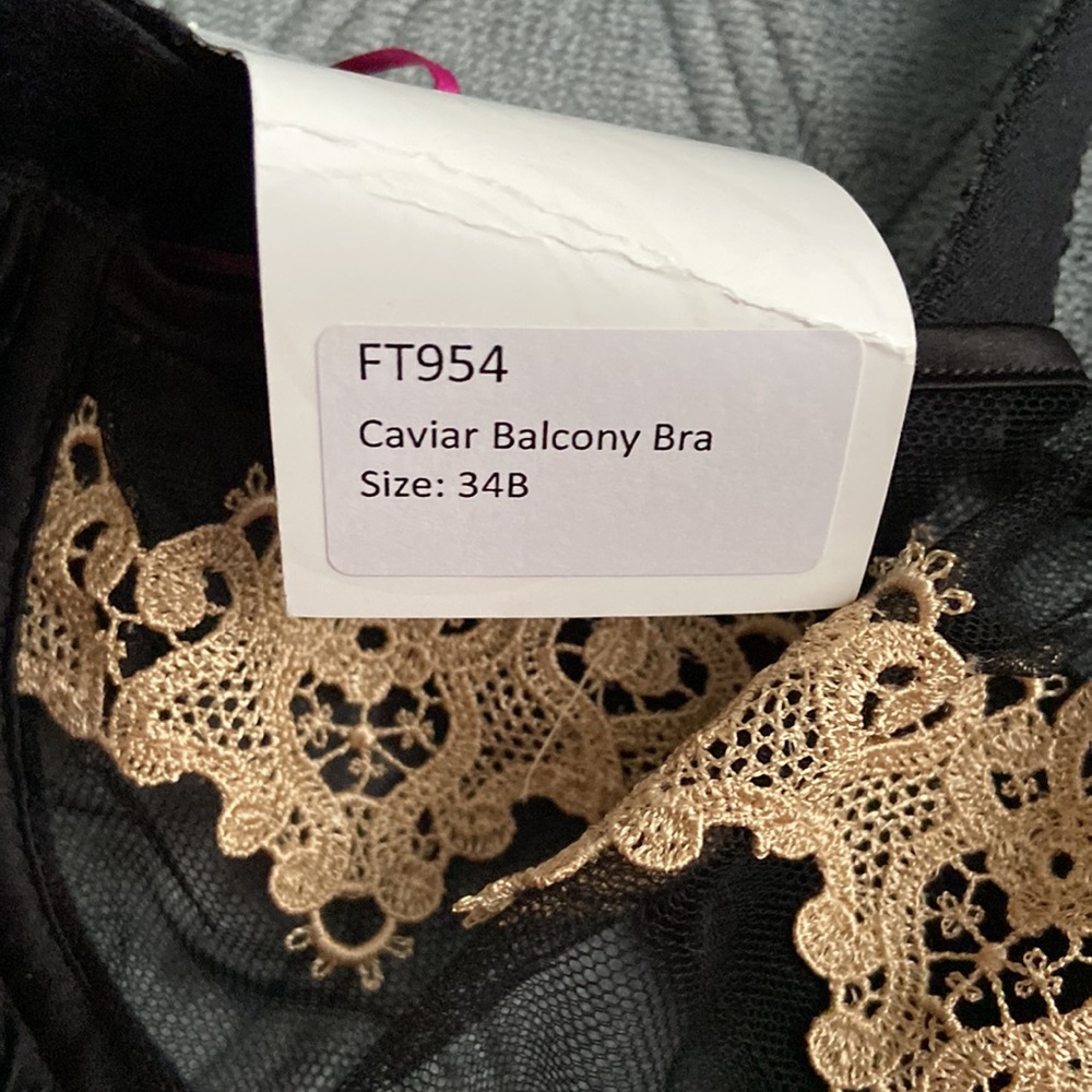 Caviar Balcony Bra 34B - Picture 7 of 8